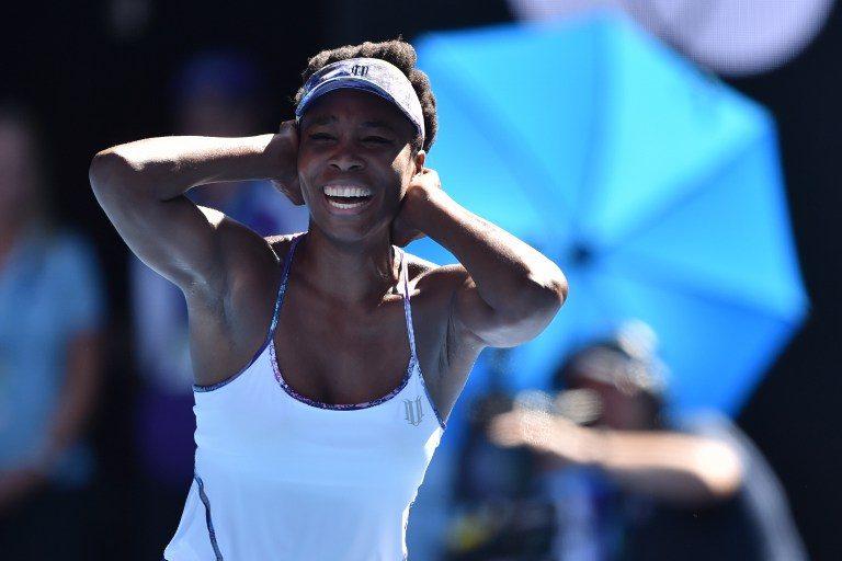 AGELESS. Venus Williams becomes the oldest Australian Open finalist in the Open Era. Photo by Peter Parks/AFP 