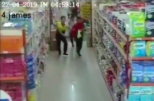 WATCH: Inside Chuzon Supermarket in Pampanga during the earthquake