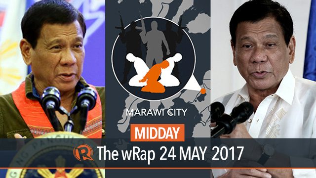 Marawi clash, Duterte martial law, Manchester attack | Midday wRap
