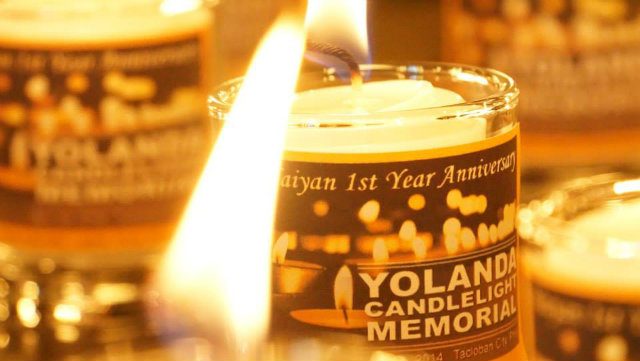 Pembukaan memorial, penyalaan lilin dalam rangka perayaan 2 tahun Yolanda