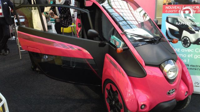 TRANSPO. This tiny electric car aims to pave the way for 'sustainable urban mobility.' 