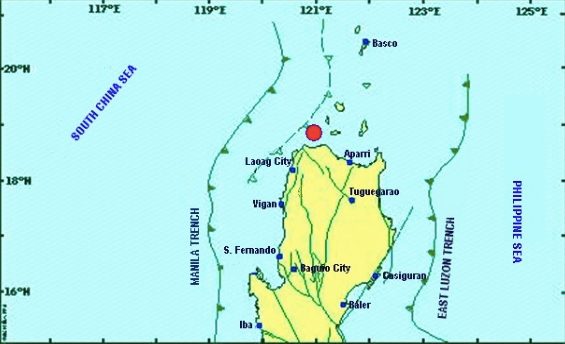 Magnitude 5.5 quake rocks Cagayan