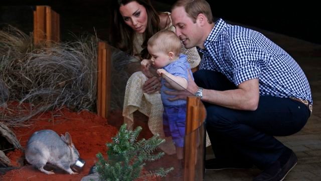 Britain’s baby Prince George visits Australian zoo