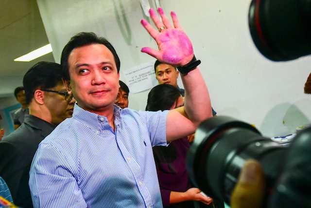 Trillanes back in PH, posts bail for sedition case