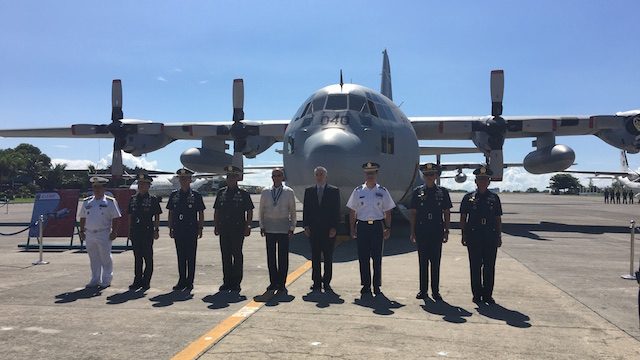 US turns over C130 cargo plane to PH Air Force