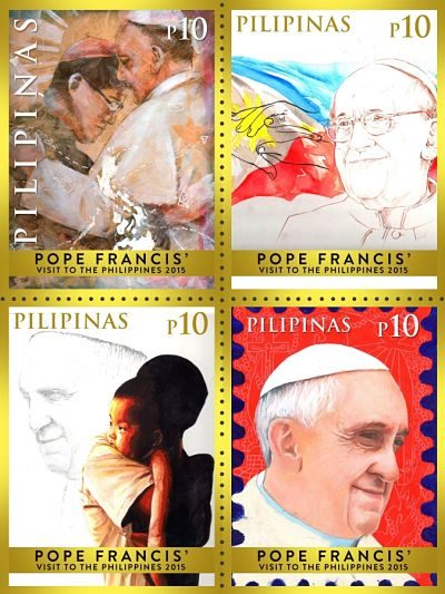 #PopeFrancisPH visit commemorative stamps now available