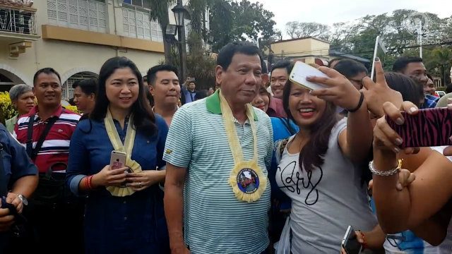 Duterte woos Pangasinan, Vigan
