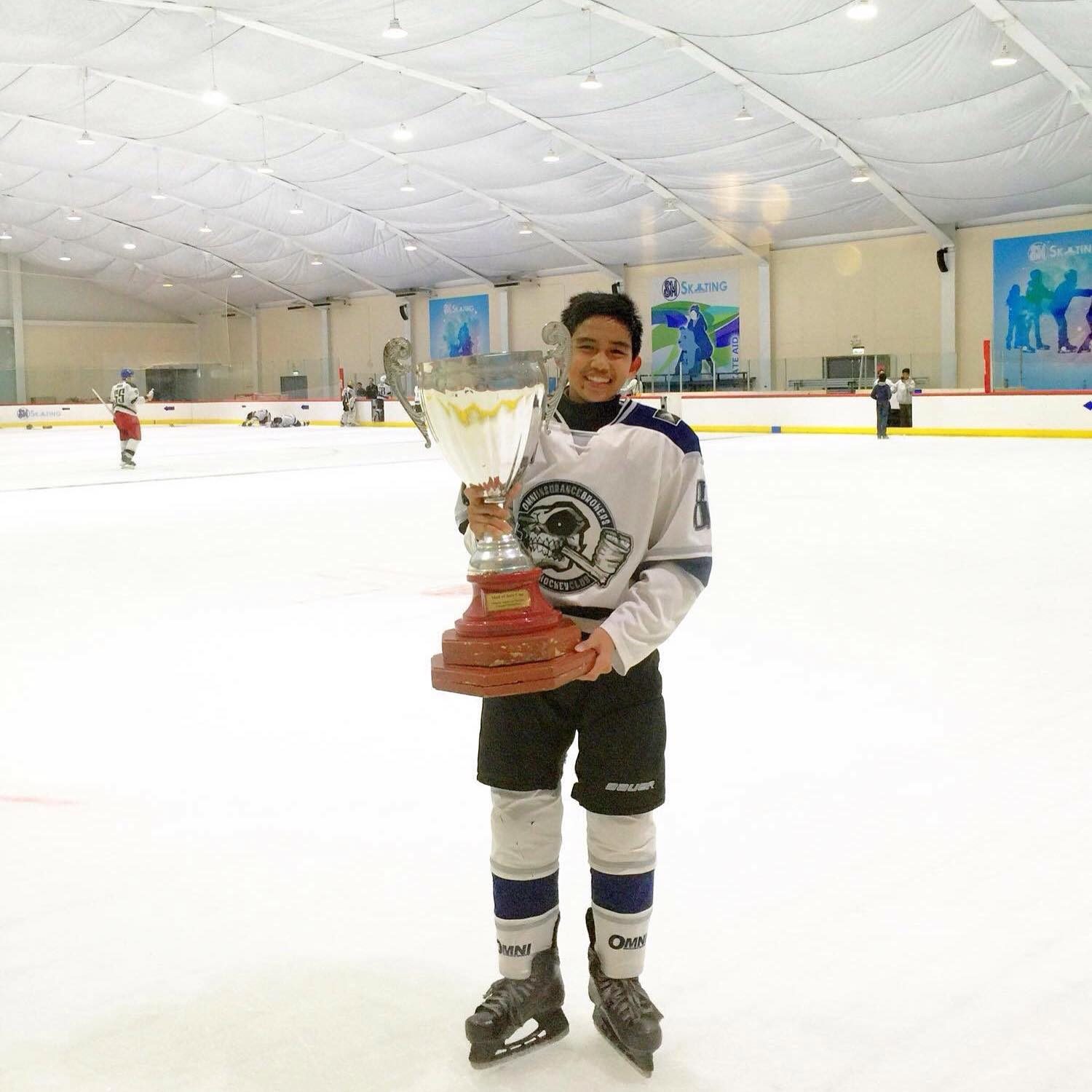 16-year-old Jan Regencia joins SEA Games ice hockey pool