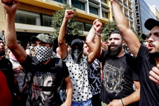 Protests in Lebanese capital over deteriorating economy