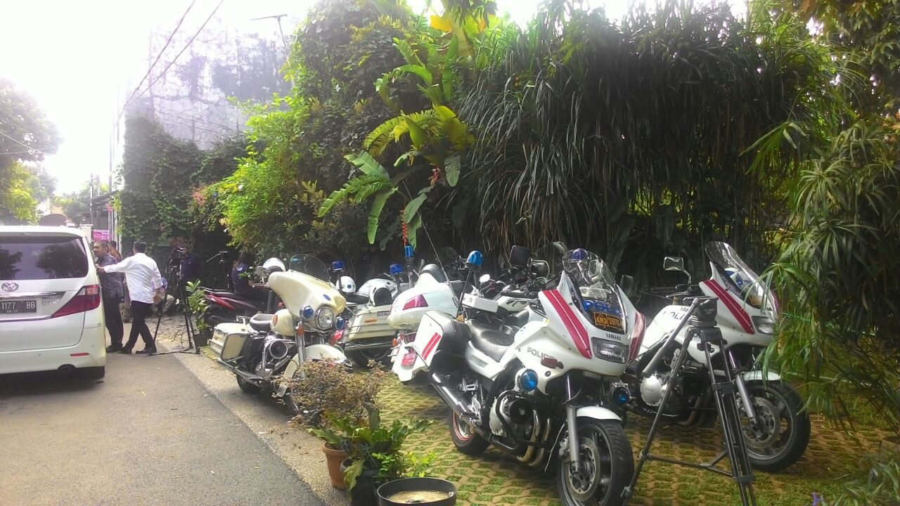7 motor akan mengawal Anies Baswedan selama pelantikan Gubernur DKI Jakarta. Foto oleh Ananda Nabila Setyani/Rappler 