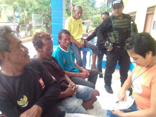 3 Indonesian fishermen rescued by Mati City locals, Philippine Coast Guard