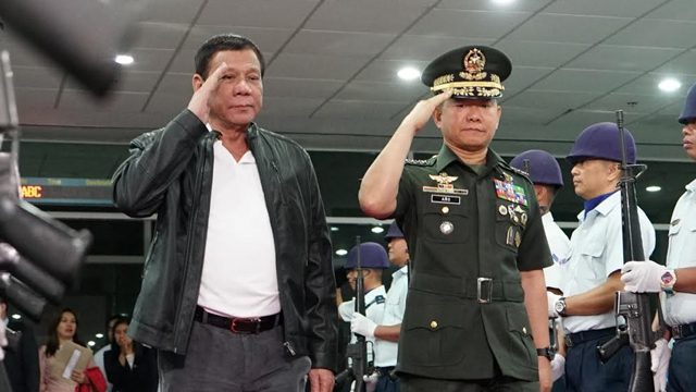 Why Duterte can’t appoint AFP chief Año as next DILG chief