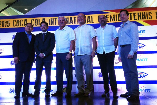 Left to right - SM Lifestyle Entertainment Inc. President Edgar C. Tejerero; IPTL VP for Operations Abhishek Ponia; Philippine Sports Commission Chairman Richie Garcia; Philippine Mavericks Co-Owner and Team Manager Jean-Henri Lhuillier; Phil Mavericks Co-Owner Haresh Hiranand; Philippine Mavericks Co-Owner Kevin Belmonte 