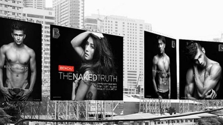 Sexy captions removed from Bench billboards – MMDA