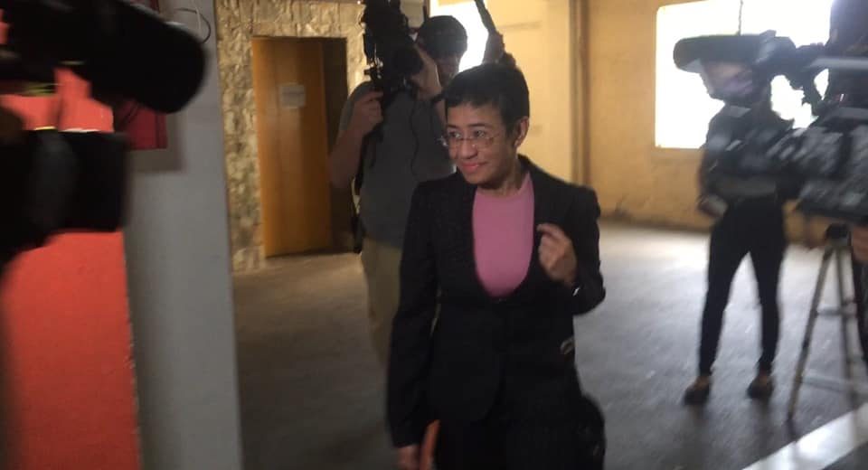 Maria Ressa arraigned for cyber libel; SC may be next option