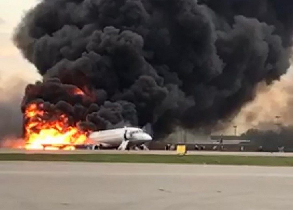 41 dead as Russian plane bursts into flames on landing