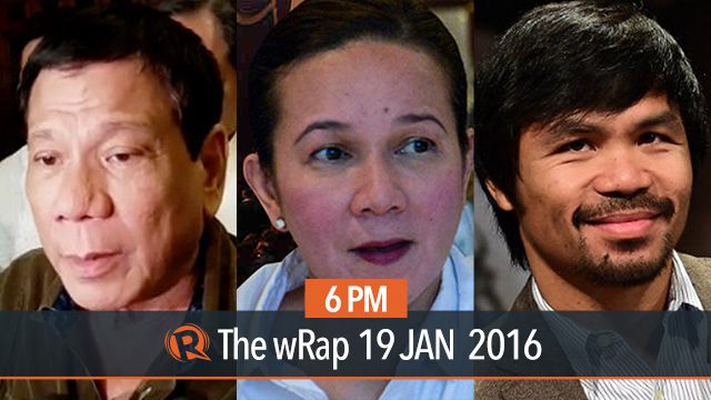 Poe vs Comelec, Duterte-NPC meeting, Roach on Pacquiao | 6PM wRap