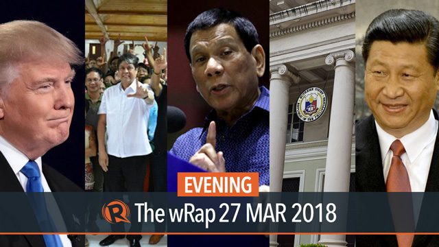 Liberal Party senatorial slate, FASAP on SC ruling, Xi greets Duterte | Evening wRap