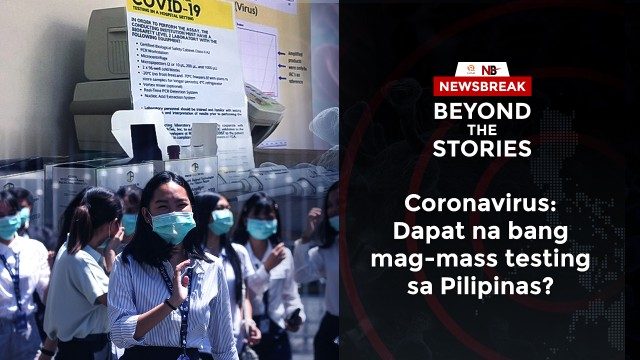 [PODCAST] Coronavirus: Dapat na bang mag-mass testing sa Pilipinas?