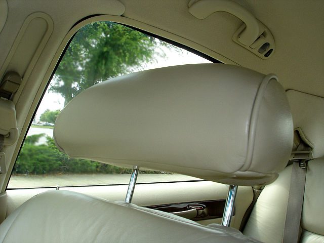 FOR PROTECTION. Headrests limit the movement of the head to protect from whiplash in the event of a crash. Photo from BrendelSignature on Wikipedia 