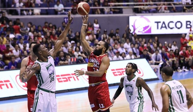 Brownlee erupts for 50 as Ginebra survives Columbian in OT