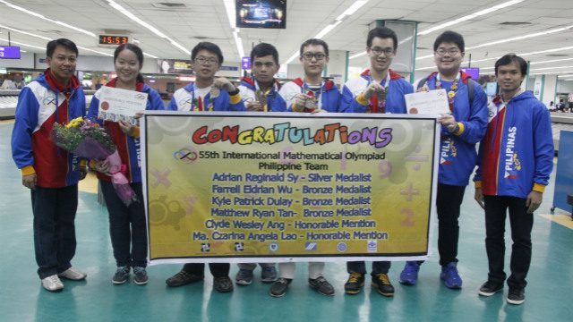 PH bags 3rd silver in 2014 Int’l Math Olympiad