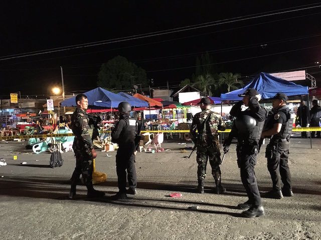 Explosion hits Davao night market