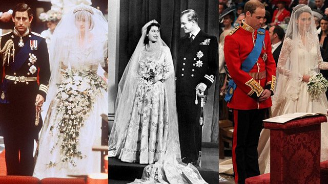 Elizabeth and Philip to William and Kate: Britain’s glittering royal weddings