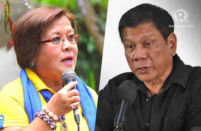 Duterte’s info on De Lima not from PNP – Dela Rosa