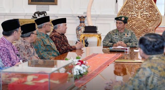 Koleksi seragam militer Jokowi