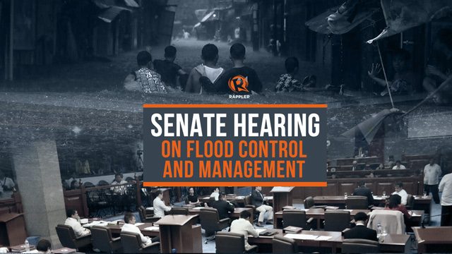 LIVE: Senate hearing on flood control and management