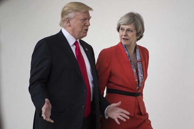 May says Trump told her to ‘sue the EU’