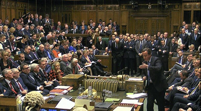 UK begins Syria air strikes after parliament vote