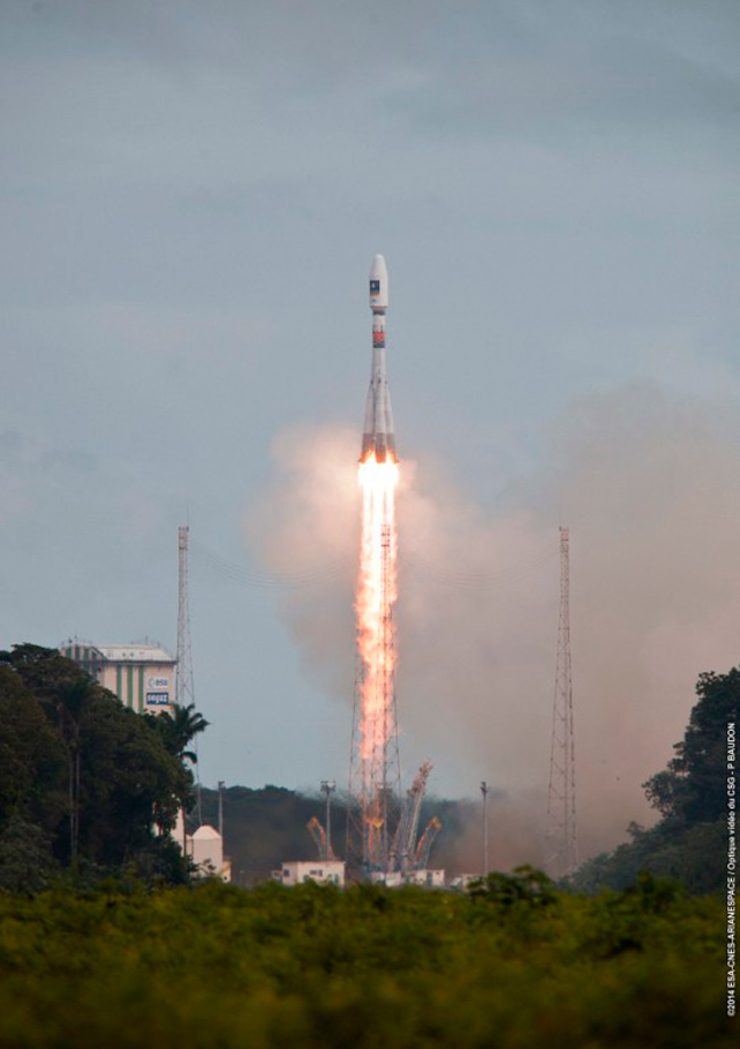 Europe launches two navigation satellites