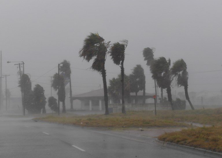 Hurricane Harvey slams into Texas coastline