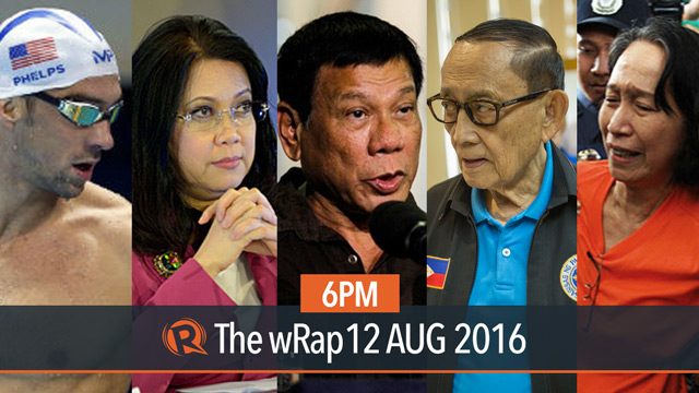 Duterte, Tiamzons, Phelps | 6PM wRap