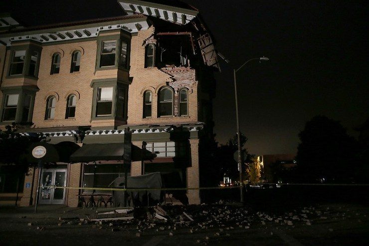 California wine country hit by strong quake