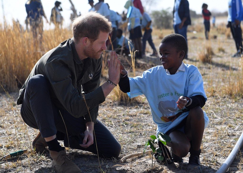 Climate change ‘race against time’, Prince Harry says in Botswana