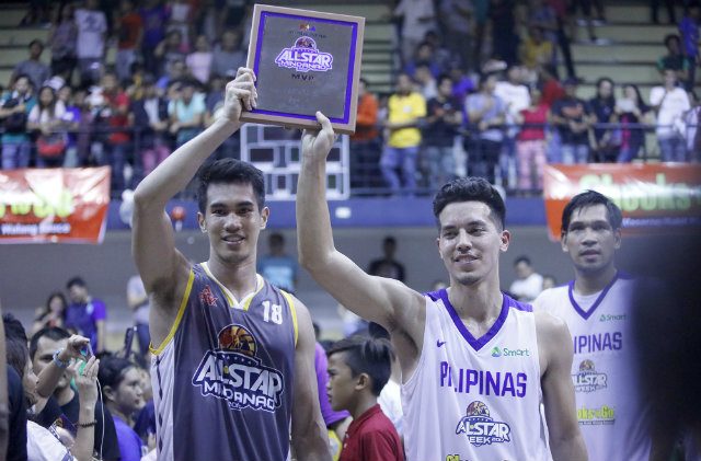 CO-MVPs. Troy Rosario and Matthew Wright share the MVP honor in Cagayan de Oro. Photo from PBA Images 