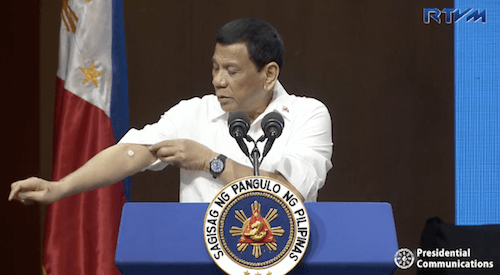 Duterte says he gets blood tests ‘almost every other day’