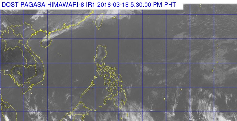 Still partly cloudy for PH on Saturday
