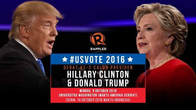 LIVE BLOG: Debat kedua calon presiden AS Clinton-Trump