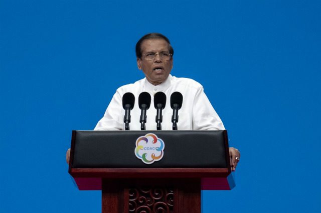 Sri Lanka president abandons reelection bid