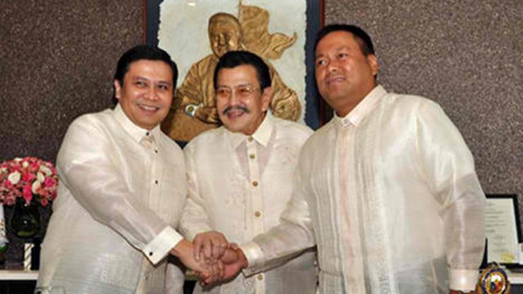 JV Ejercito visits Enrile, skips Jinggoy