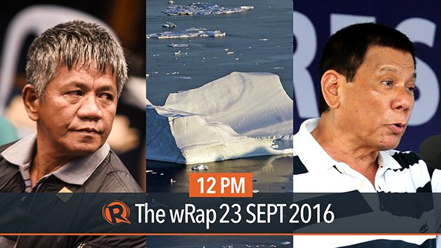 Matobato case, Rodrigo Duterte, Greenland ice | 12PM wRap