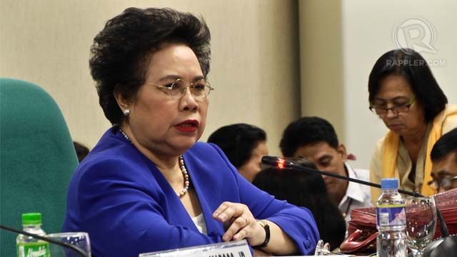 Miriam: I’ll finish my term as senator in spite of cancer
