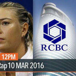 RCBC linked to bank heist, PH-Japan ties, Maria Sharapova | 12PM wRap