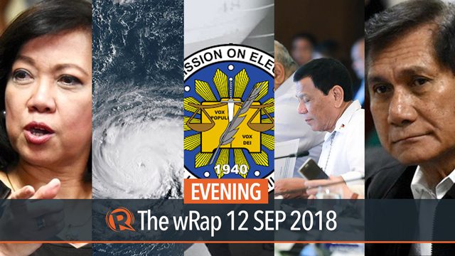 Ompong, Sereno on Duterte, inflation | Evening wRap