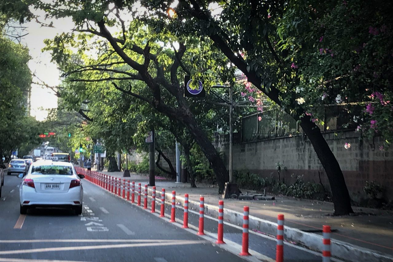 LOOK: Protected bike lanes in Pasig