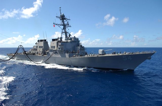 US warship makes port call in Manila